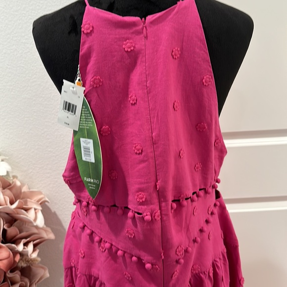 ❌SOLD Farm Rio Linen Blend Midi dress - Picture 9 of 14